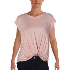 Terez Knot Front Pink T Shirt